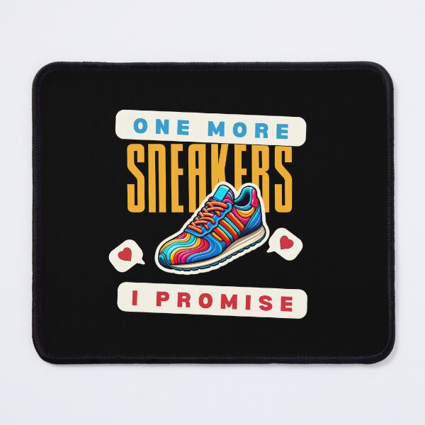 Item preview, Funny One More Sneakers I promise sneaker collecting Groovy sneaker Head colorful designed and sold by MotivaChic.