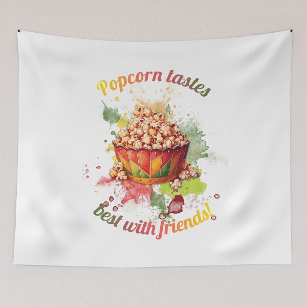 Item preview, Popcorn in a colorful container designed and sold by HarridanCreates.
