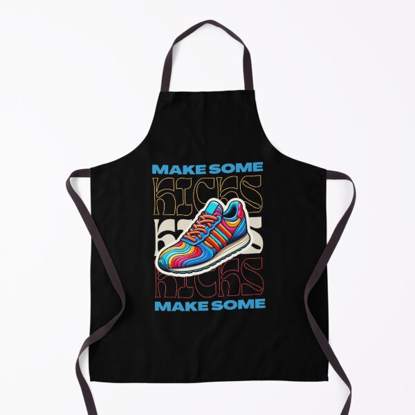 Item preview,  Funny Make Some Kicks sneaker collecting Groovy sneaker Head colorful designed and sold by MotivaChic.