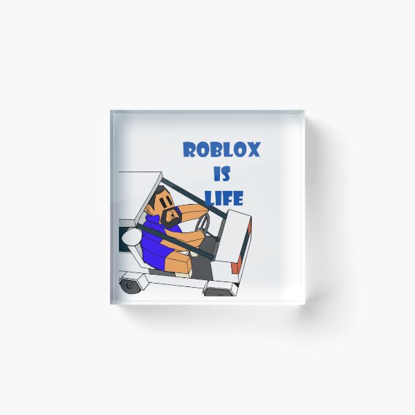 Item preview, life is roblox golfcart-a designed and sold by KunBAArtWork.