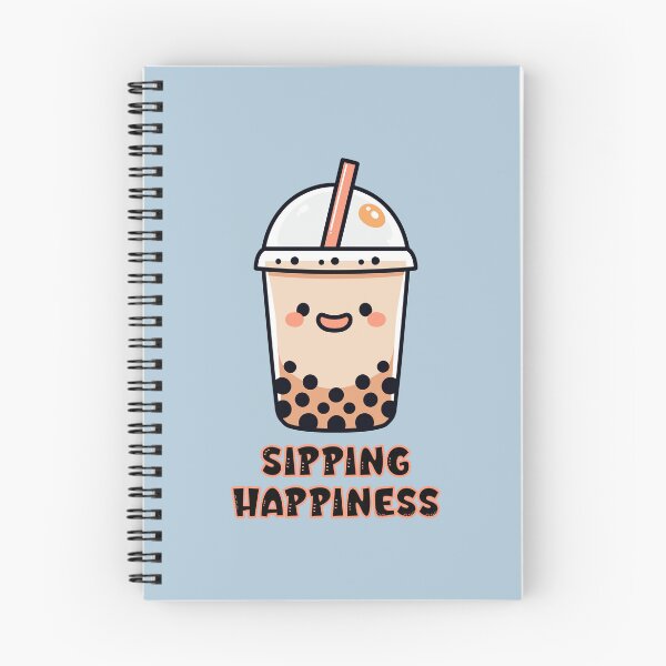 Item preview, Boba Sipping Happiness designed and sold by NosandEdgy.