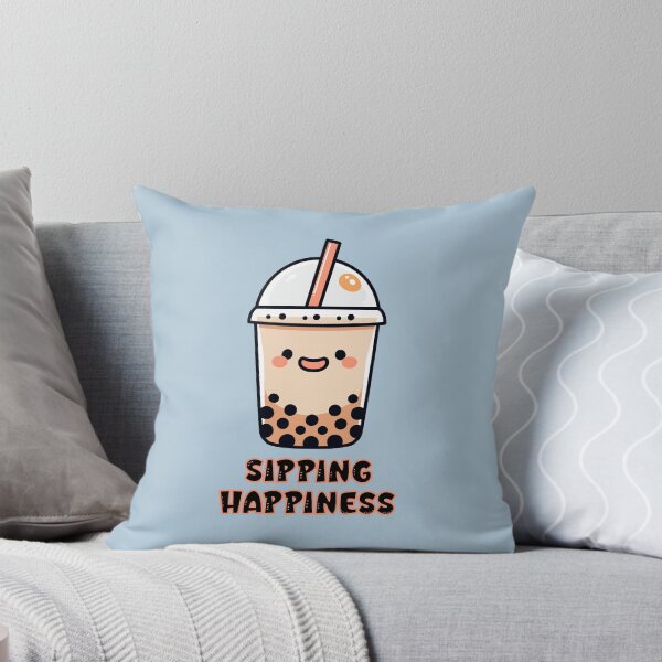 Item preview, Boba Sipping Happiness designed and sold by NosandEdgy.