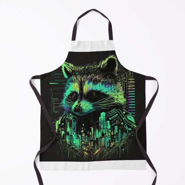 Item preview, Cyberpunk Raccoon designed and sold by TIA-shop.