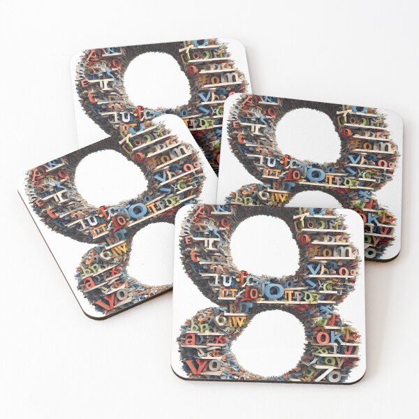 Item preview, number eight made of letters designed and sold by Periush.