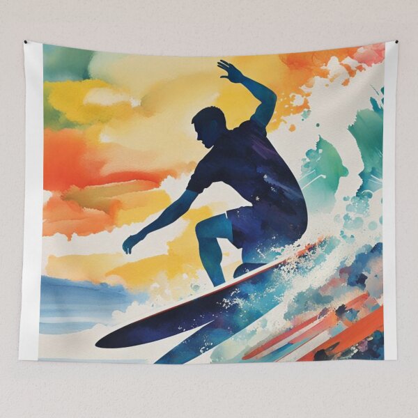 Item preview, "Catch a Wave" -Surfing in Hawaii designed and sold by Tee Graphics Art Co..