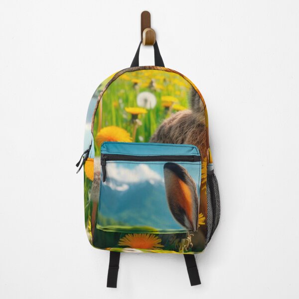 Item preview, A hare in a spring field with dandelions and spring sunshine designed and sold by kathleenjean.