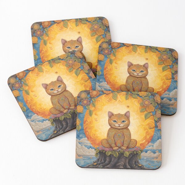 Item preview, Enchantment of Cat on a Towering Tree #3 designed and sold by Anuchartl.