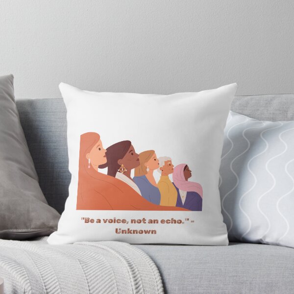 Item preview, Be a voice, not an echo-strong women quotes designed and sold by digitalswarna.