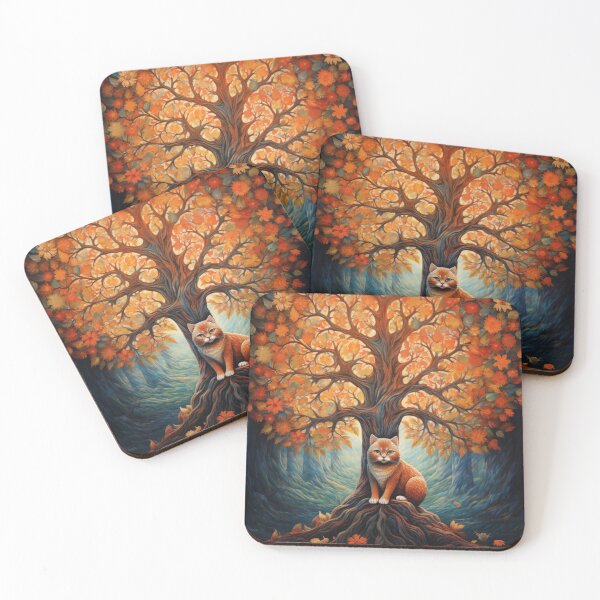 Item preview, Enchantment of Cat on a Towering Tree #4 designed and sold by Anuchartl.