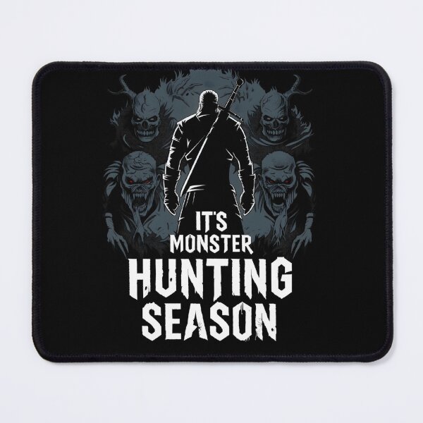 Item preview, It's Monster Hunting Season - Silhouette - Witcher designed and sold by Fenay Designs.