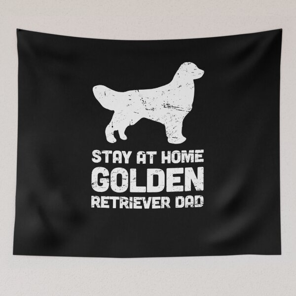 Item preview, Golden Retriever - Funny Stay At Home Dog Dad designed and sold by Jam Jar.