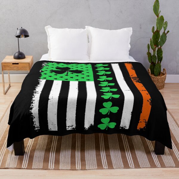 Item preview, Vintage St Patrick's Day Irish American Flag Shamrock Lucky designed and sold by Micro-dose.