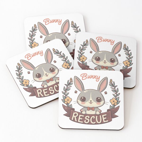 Item preview, Bunny rescue cute smile  designed and sold by bukajart.