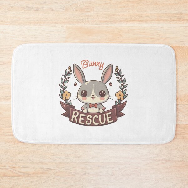 Item preview, Bunny rescue cute smile  designed and sold by bukajart.
