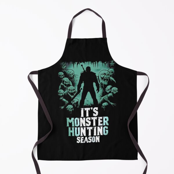 Item preview, It's Monster Hunting Season - Green - Witcher designed and sold by Fenay Designs.