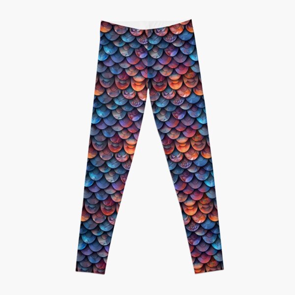 Dragon Scale Leggings - Designed By Squeaky Chimp T-shirts & Leggings