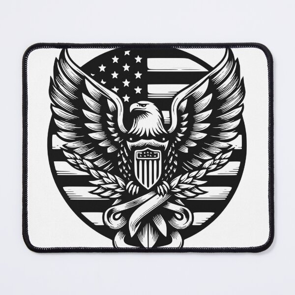 Item preview, American eagle, patriotic eagle, eagle drawing designed and sold by Kr1tos.