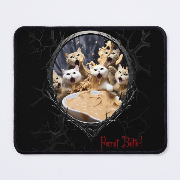Item preview, Cats & Kittens Making A Huge Peanut Butter Mess designed and sold by FatCatStudios.
