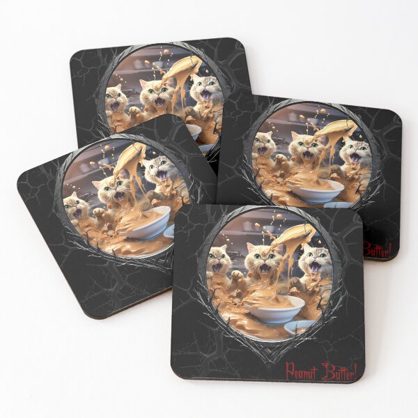 Item preview, Cats & Kittens Making A Huge Peanut Butter Mess designed and sold by FatCatStudios.