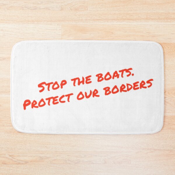 Item preview,  stop the boats red designed and sold by 1andydesign.