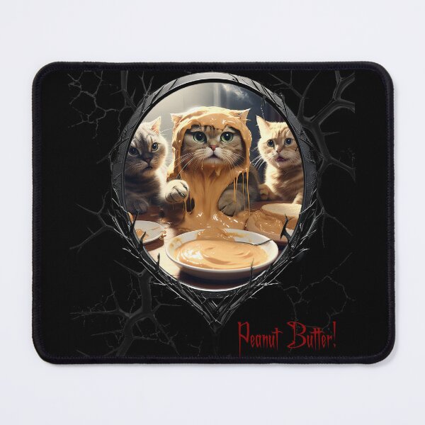 Item preview, Cats & Kittens Making A Huge Peanut Butter Mess designed and sold by FatCatStudios.