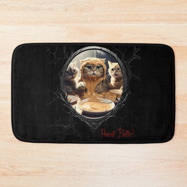 Item preview, Cats & Kittens Making A Huge Peanut Butter Mess designed and sold by FatCatStudios.