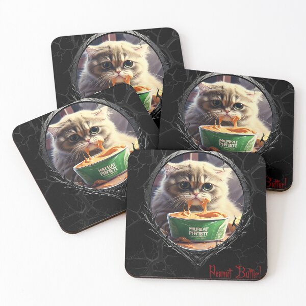 Item preview, Cats & Kittens Making A Huge Peanut Butter Mess designed and sold by FatCatStudios.