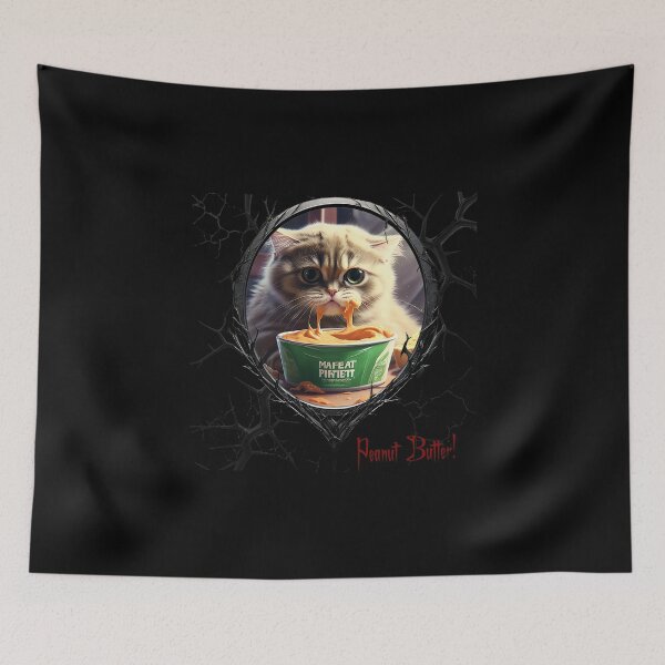 Item preview, Cats & Kittens Making A Huge Peanut Butter Mess designed and sold by FatCatStudios.