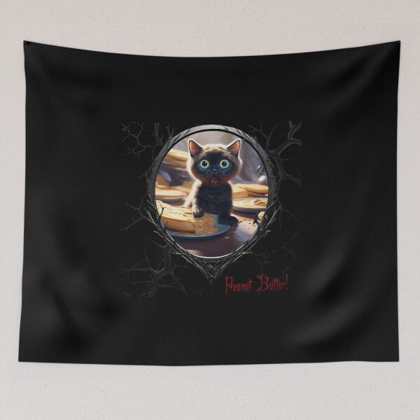 Item preview, Cats & Kittens Making A Huge Peanut Butter Mess designed and sold by FatCatStudios.