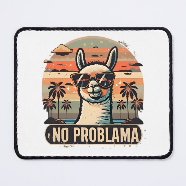 Item preview, NO PROBLAMA LLAMA T-SHIRT DESIGN designed and sold by T3goods.