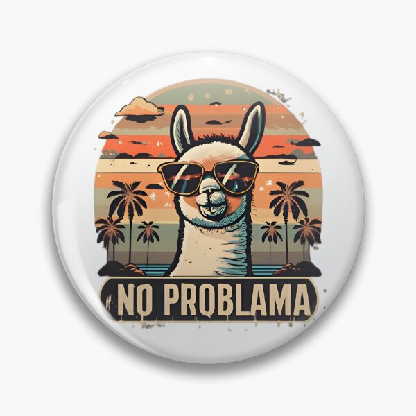 Item preview, NO PROBLAMA LLAMA T-SHIRT DESIGN designed and sold by T3goods.