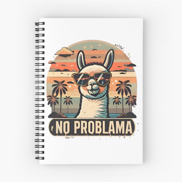 Item preview, NO PROBLAMA LLAMA T-SHIRT DESIGN designed and sold by T3goods.