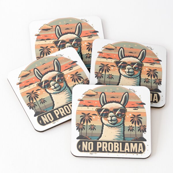 Item preview, NO PROBLAMA LLAMA T-SHIRT DESIGN designed and sold by T3goods.