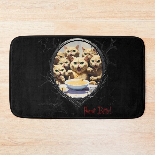 Item preview, Cats & Kittens Making A Huge Peanut Butter Mess designed and sold by FatCatStudios.
