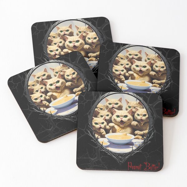 Item preview, Cats & Kittens Making A Huge Peanut Butter Mess designed and sold by FatCatStudios.