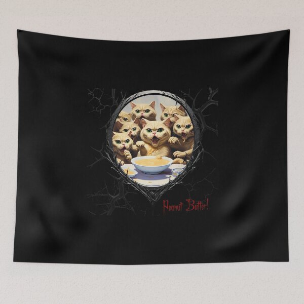 Item preview, Cats & Kittens Making A Huge Peanut Butter Mess designed and sold by FatCatStudios.