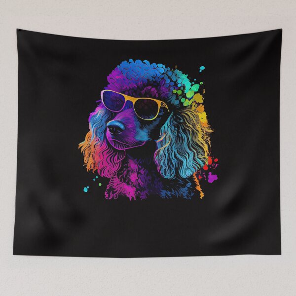 Item preview, Poodle Pop Art Design Colorful Poodle Lover Design designed and sold by adsman68.