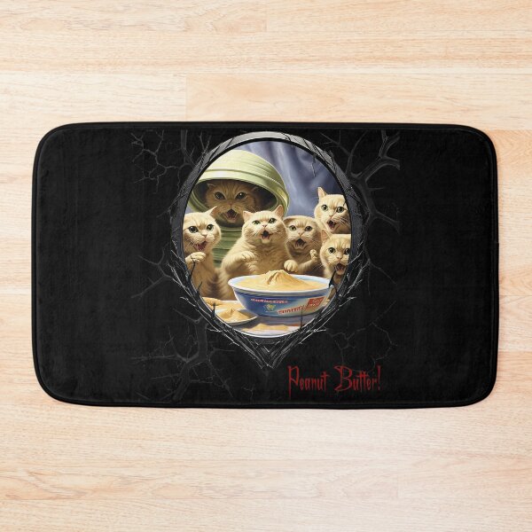 Item preview, Cats & Kittens Making A Huge Peanut Butter Mess designed and sold by FatCatStudios.