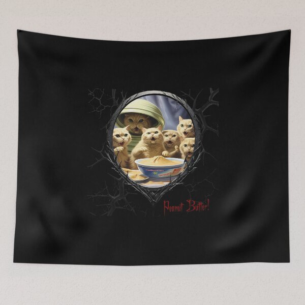 Item preview, Cats & Kittens Making A Huge Peanut Butter Mess designed and sold by FatCatStudios.