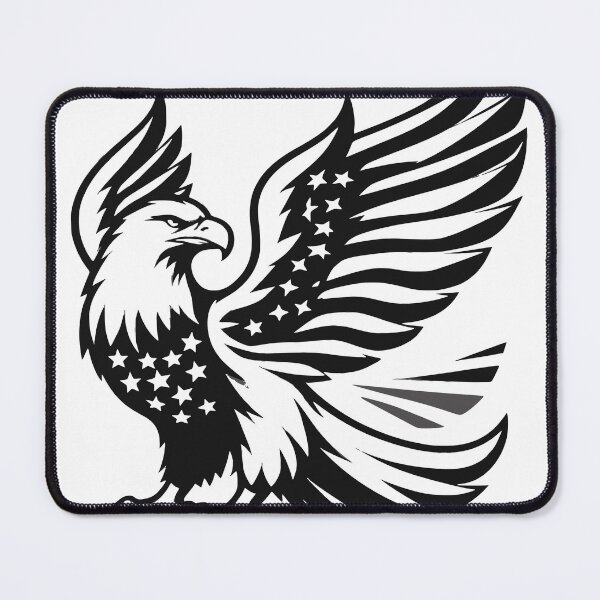 Item preview, American eagle, patriotic eagle, eagle drawing designed and sold by Kr1tos.