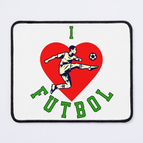 Item preview, I Love Futbol Striker Heart designed and sold by ZeptepiTrends.
