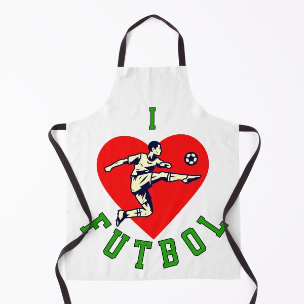 Item preview, I Love Futbol Striker Heart designed and sold by ZeptepiTrends.
