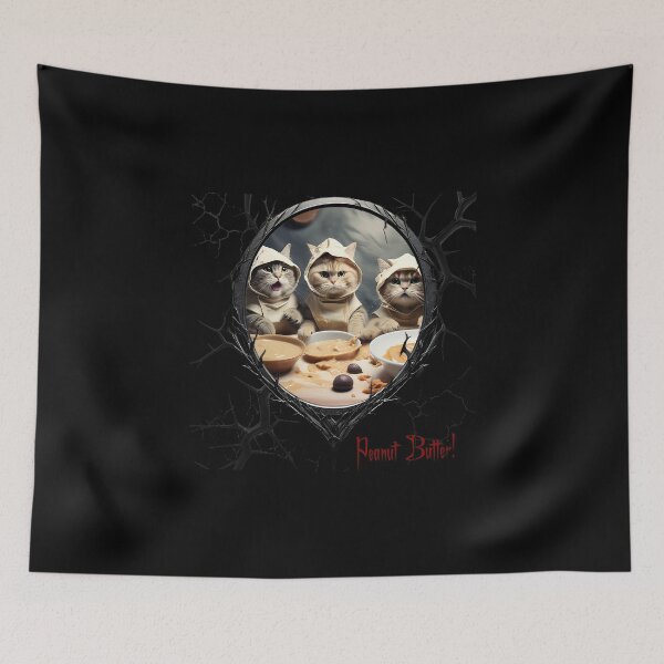 Item preview, Cats & Kittens Making A Huge Peanut Butter Mess designed and sold by FatCatStudios.