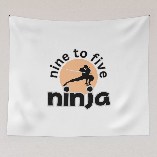 Item preview, 9 to 5 Ninja designed and sold by ChilledTaho.