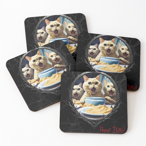 Item preview, Cats & Kittens Making A Huge Peanut Butter Mess designed and sold by FatCatStudios.