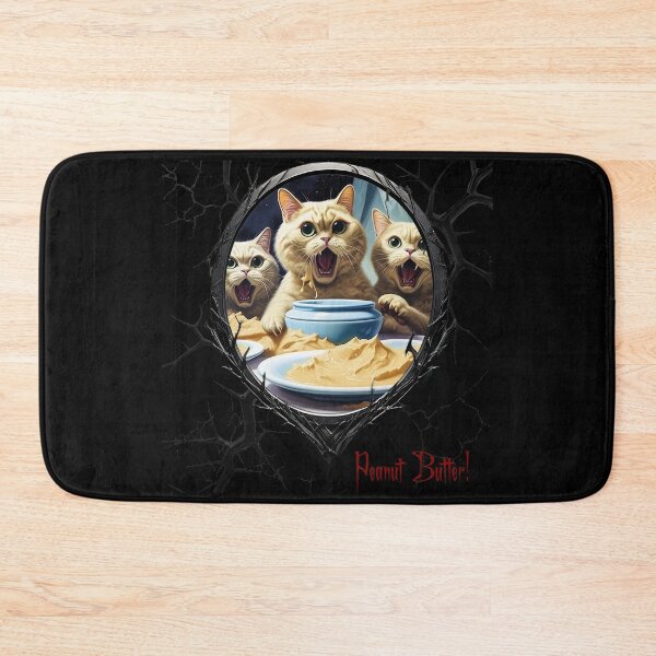 Item preview, Cats & Kittens Making A Huge Peanut Butter Mess designed and sold by FatCatStudios.