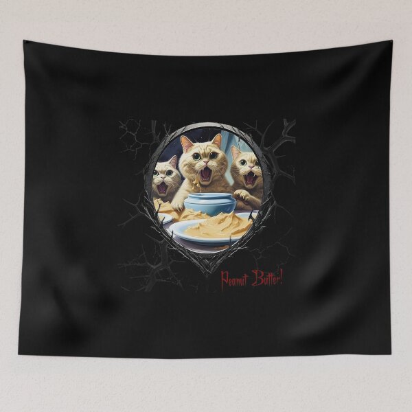 Item preview, Cats & Kittens Making A Huge Peanut Butter Mess designed and sold by FatCatStudios.