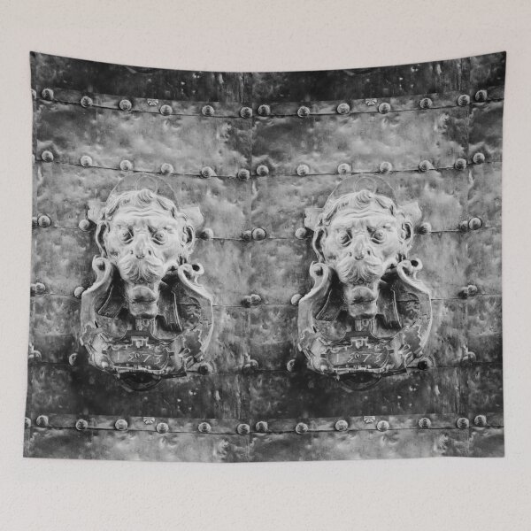 Item preview, Door Knocker Cordoba Black and White Vertical designed and sold by eddiebarronshop.