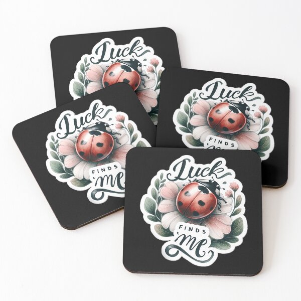 Item preview, Luck Finds Me: Ladybug in the Garden - Good Omen designed and sold by Praphul Garg.