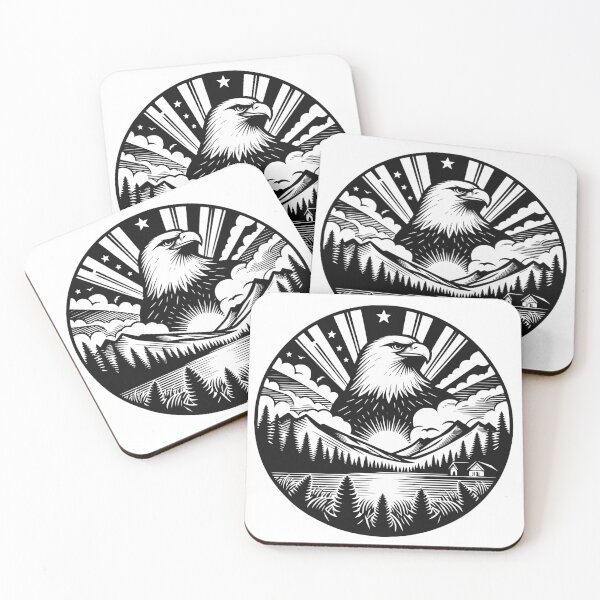 Item preview, American eagle, patriotic eagle, eagle drawing designed and sold by Kr1tos.